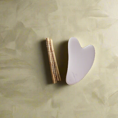 Rouleau Massage Visage - ZenRoller™ - Plaquette Blanche