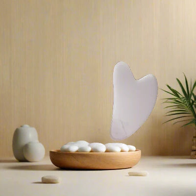 Rouleau Massage Visage - ZenRoller™ - Plaquette Blanche