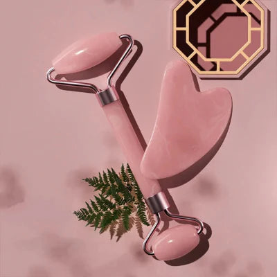 Rouleau Massage Visage - ZenRoller™ - Rose