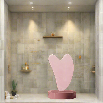 Rouleau Massage Visage - ZenRoller™ - Plaquette Rose