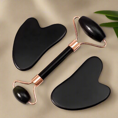 Rouleau Massage Visage - ZenRoller™ - Noir