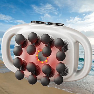 Appareil massage - High - FrequencyBodyMassage™ - Blanc 16 têtes - RituelCorps