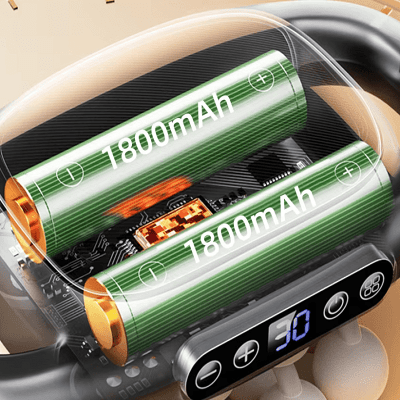 Appareil massage - High - FrequencyBodyMassage™ - Blanc 8 têtes - RituelCorps