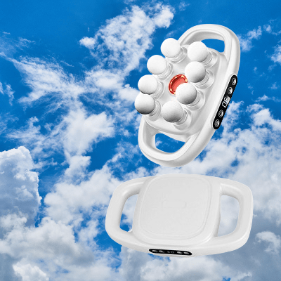 Appareil massage - High - FrequencyBodyMassage™ - Blanc 8 têtes - RituelCorps