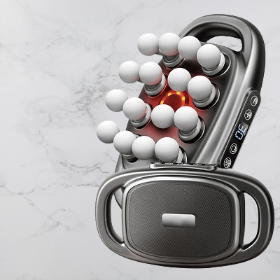 Appareil massage - High - FrequencyBodyMassage™ - Gris 16 têtes - RituelCorps