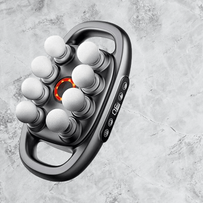 Appareil massage - High - FrequencyBodyMassage™ - Gris 8 têtes - RituelCorps