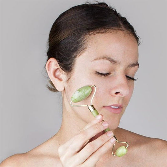 Gua sha visage rouleau pierre jade