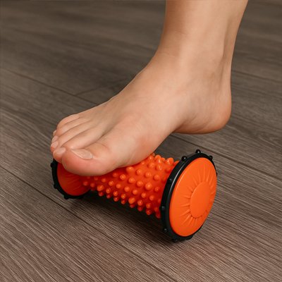 Rouleau de massage plante de pied apaisée